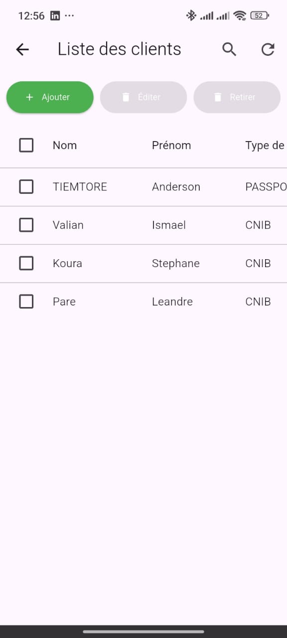 Interface Gestion de Paie